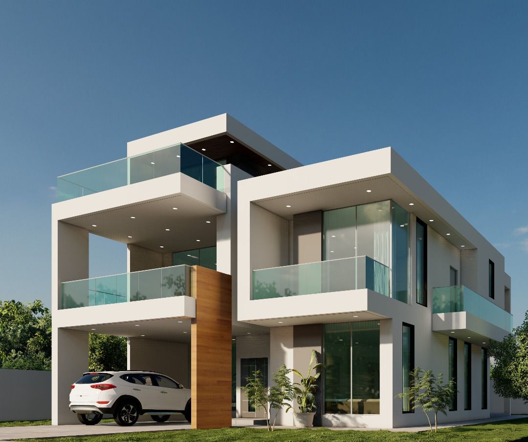 Modern villa development